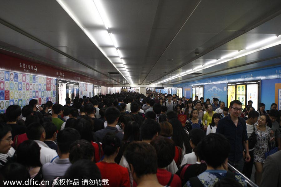 Les stations de métro les plus bondées de Beijing (2)