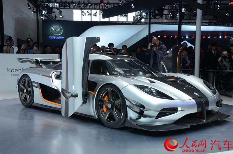 La voiture de sport la plus rapide au monde exposée à Beijing
