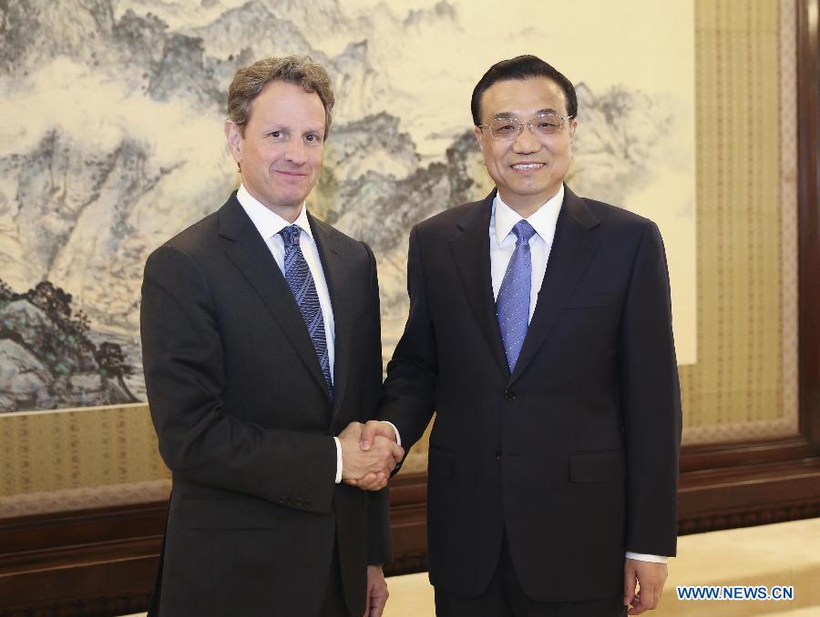Rencontre entre le Premier ministre chinois et un ancien secrétaire américain au Trésor (2)