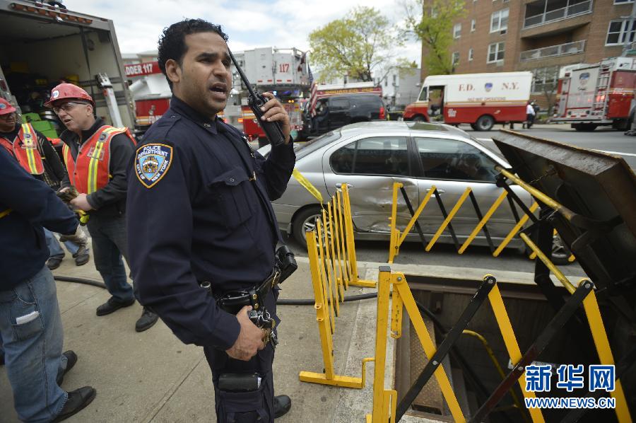 New York : déraillement d'un métro, 19 personnes blessées