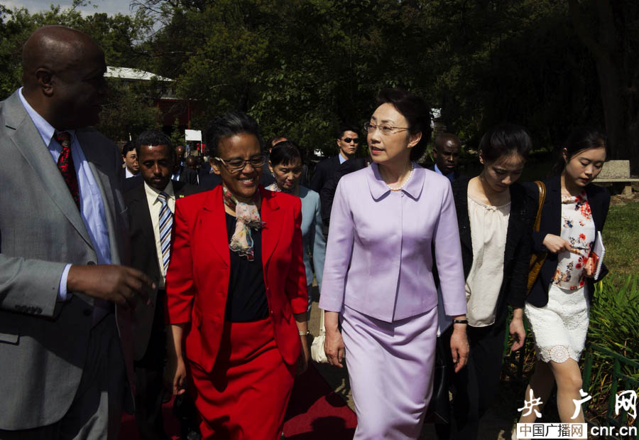 L'épouse du PM chinois à l'Université d'Addis Abeda (5)