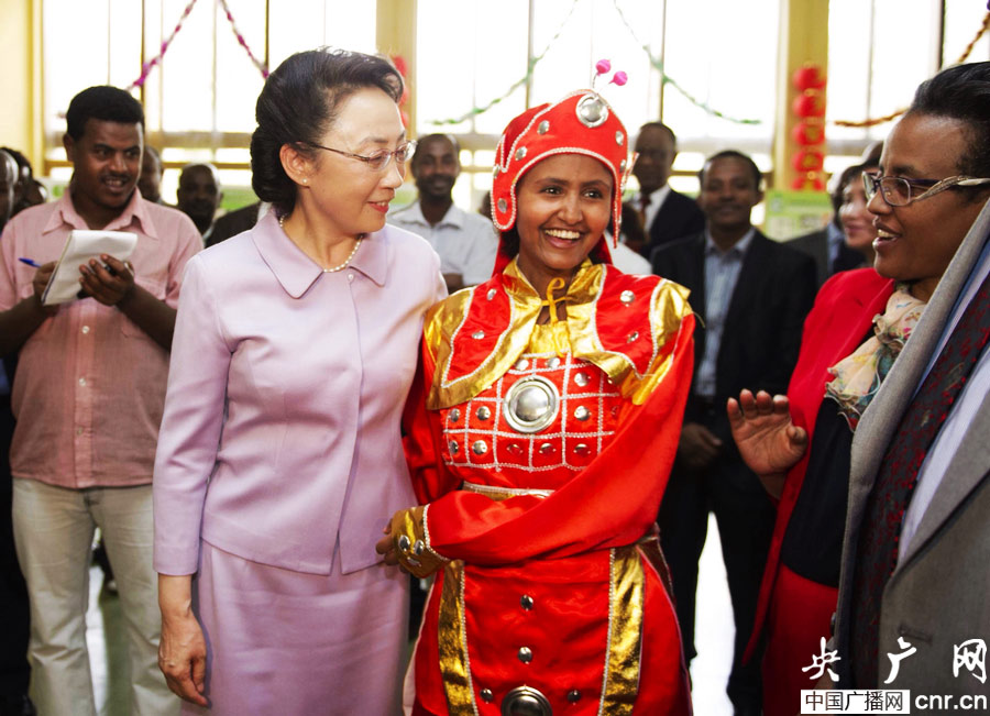 L'épouse du PM chinois à l'Université d'Addis Abeda (4)