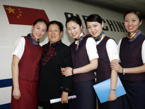 Découvrez les premières hôtesses de l'air chinoises (9)
