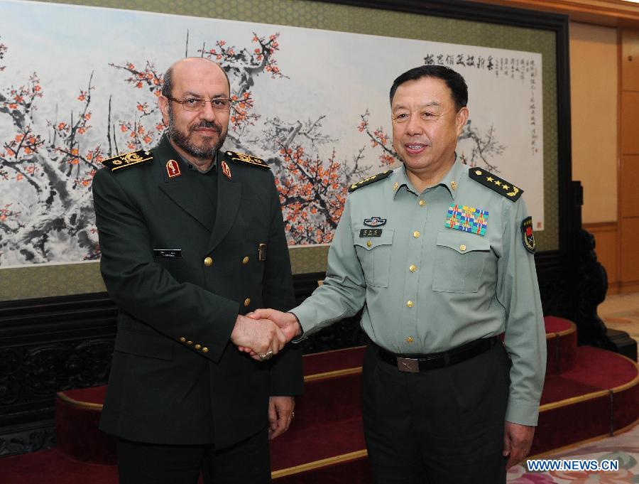 Un responsable militaire chinois rencontre le ministre iranien de la Défense