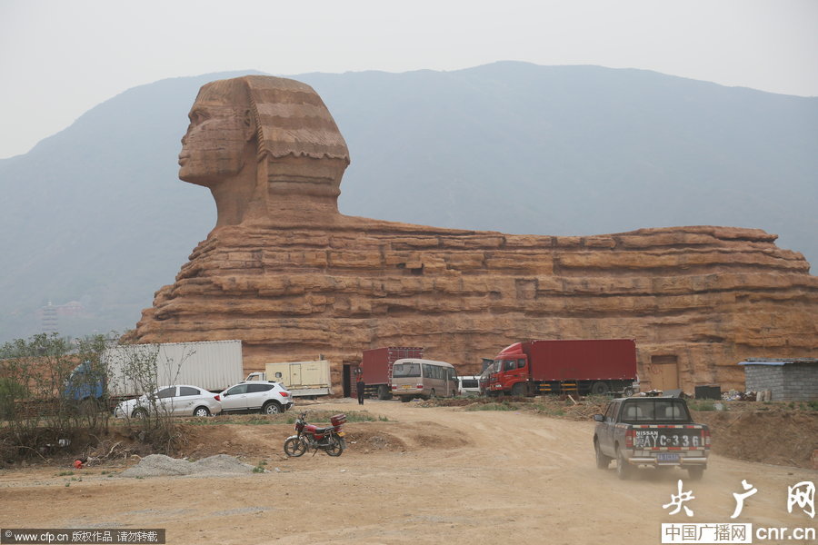 Un sphinx d'Egypte dans le Hebei (5)