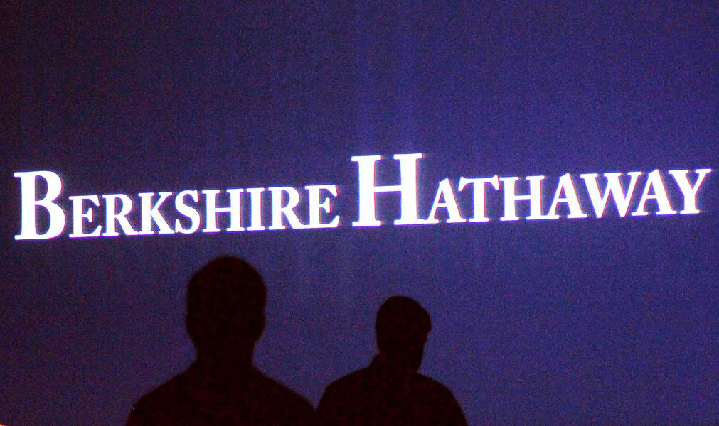 L'affichage du nom de Berkshire Hathaway. [Photo/agences]