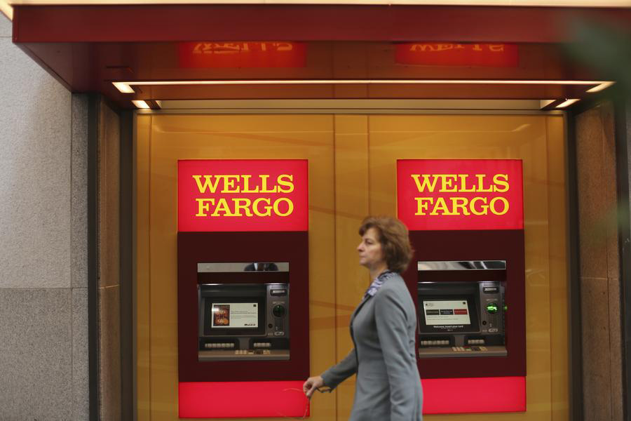 Guichets automatiques de Wells Fargo.