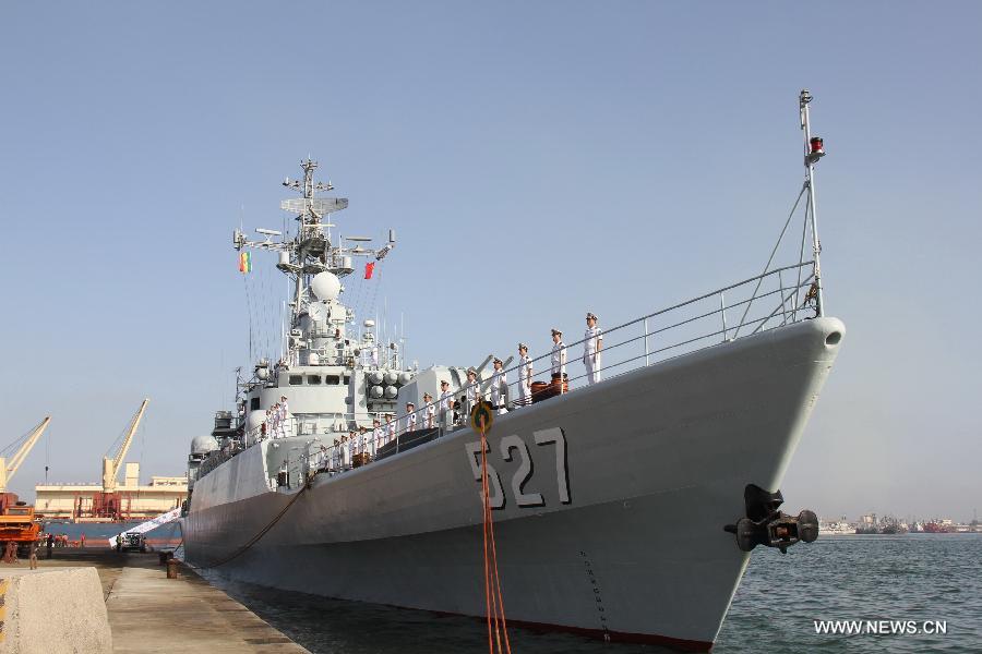 La 16e flotte d'escorte de la marine chinoise visite le Sénégal