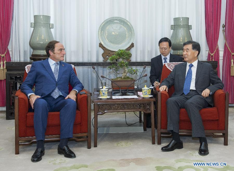 Le vice-Premier ministre chinois Wang Yang rencontre son homologue portugais